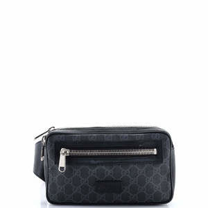 Gucci Small Soft Zip Belt Bag GG Coated Canvas